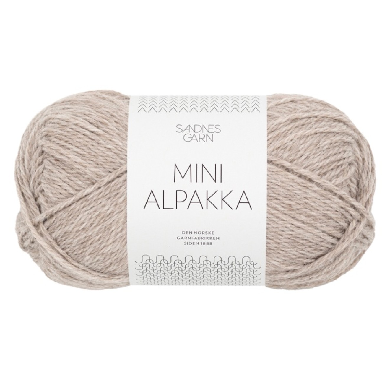 Sandnes Garn Mini Alpakka colour 2650 beige mottled