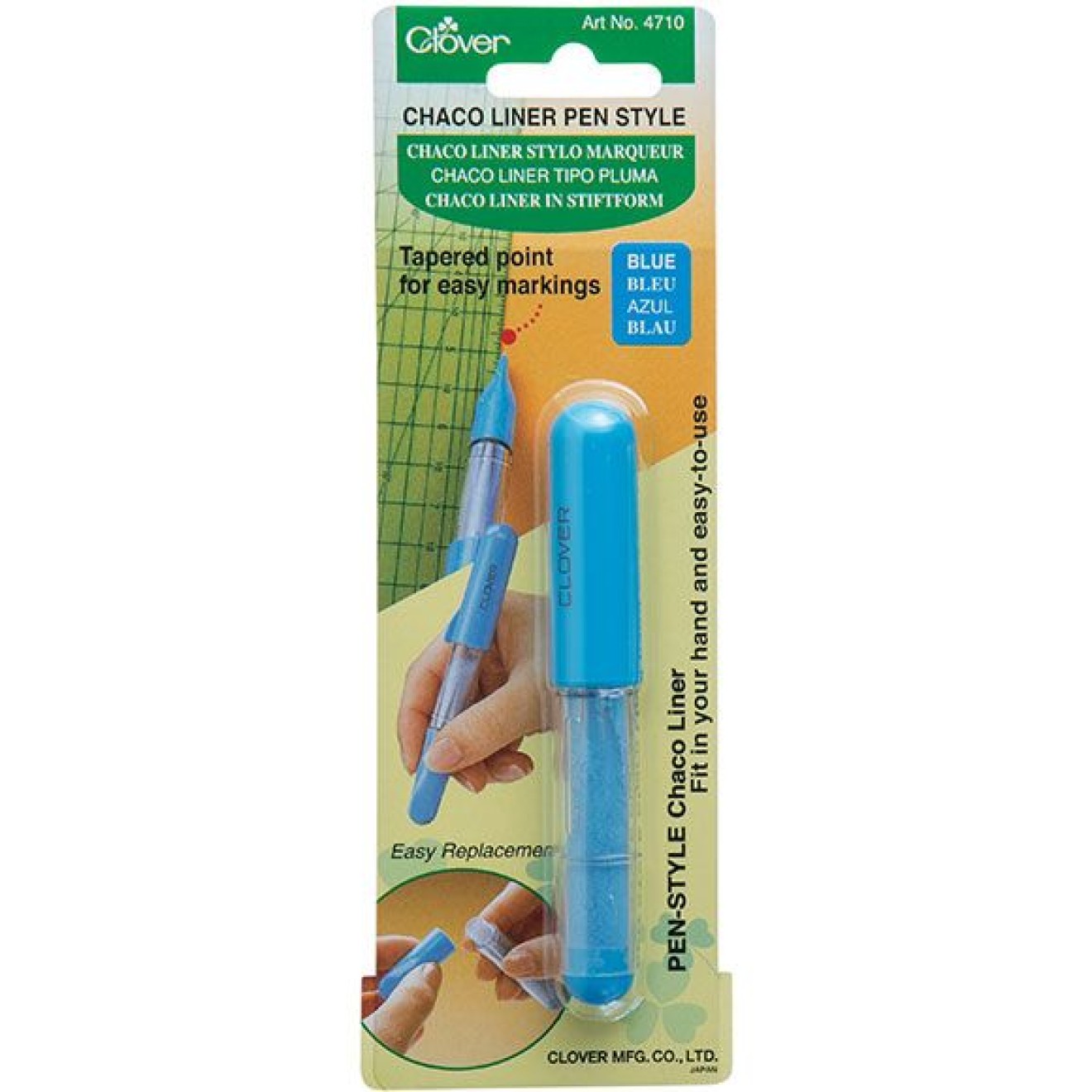 Clover Chaco Liner Stift blau