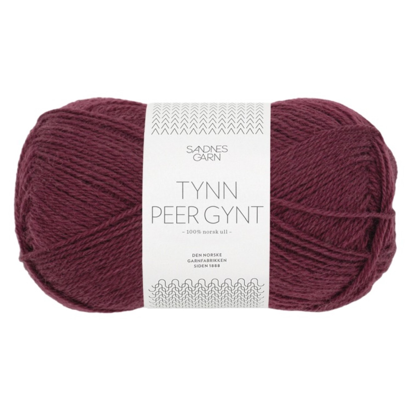 Sandnes Garn Tynn Peer Gynt colour 4372 deep burgundy