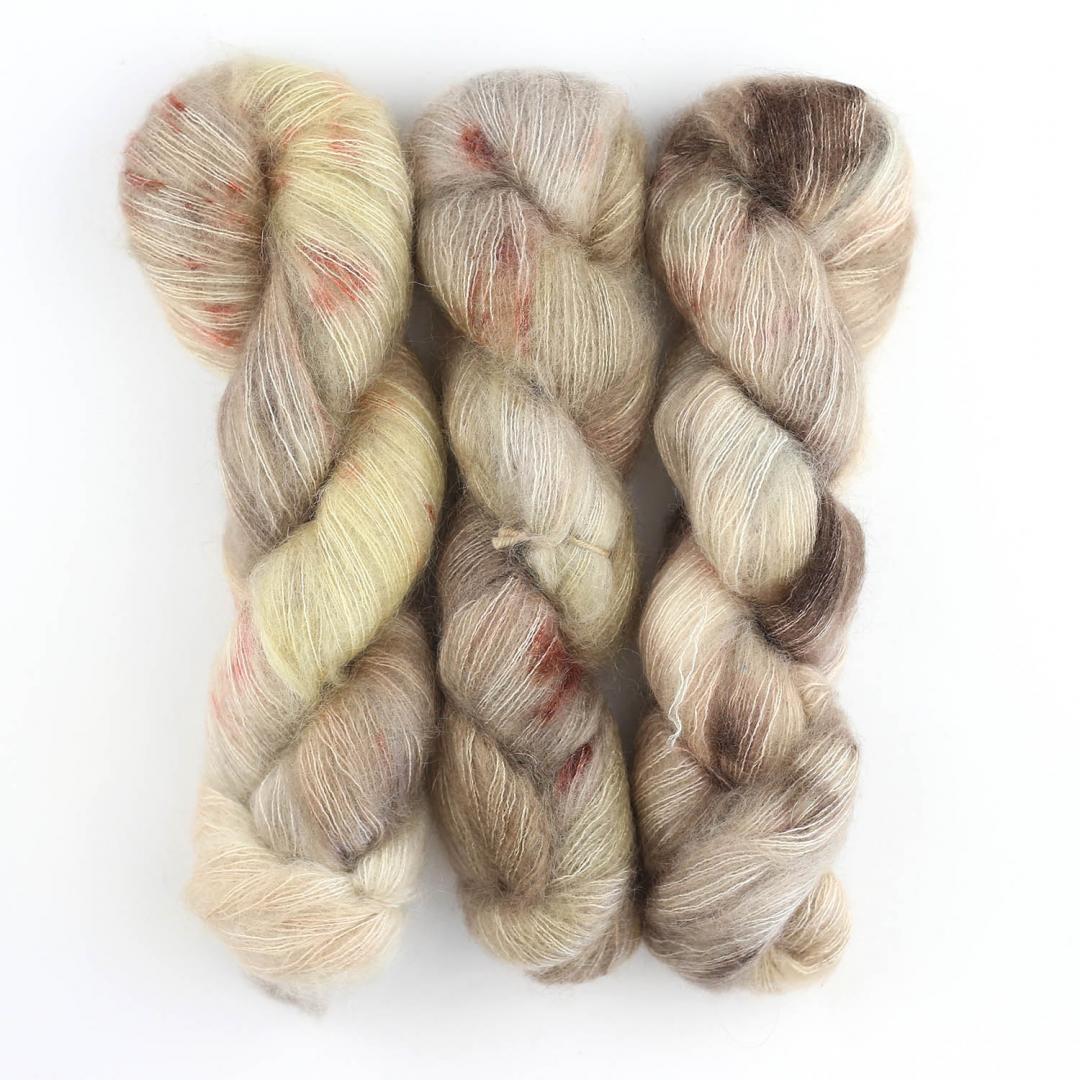 Cowgirl Blues KidSilk gradient hand-dyed yarn