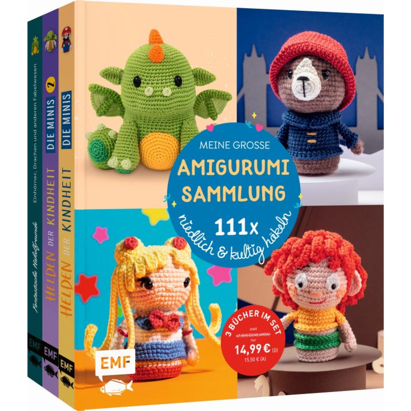 EMF Meine Große Amigurumi-Sammlung – 111x Niedlich & Kultig Häkeln