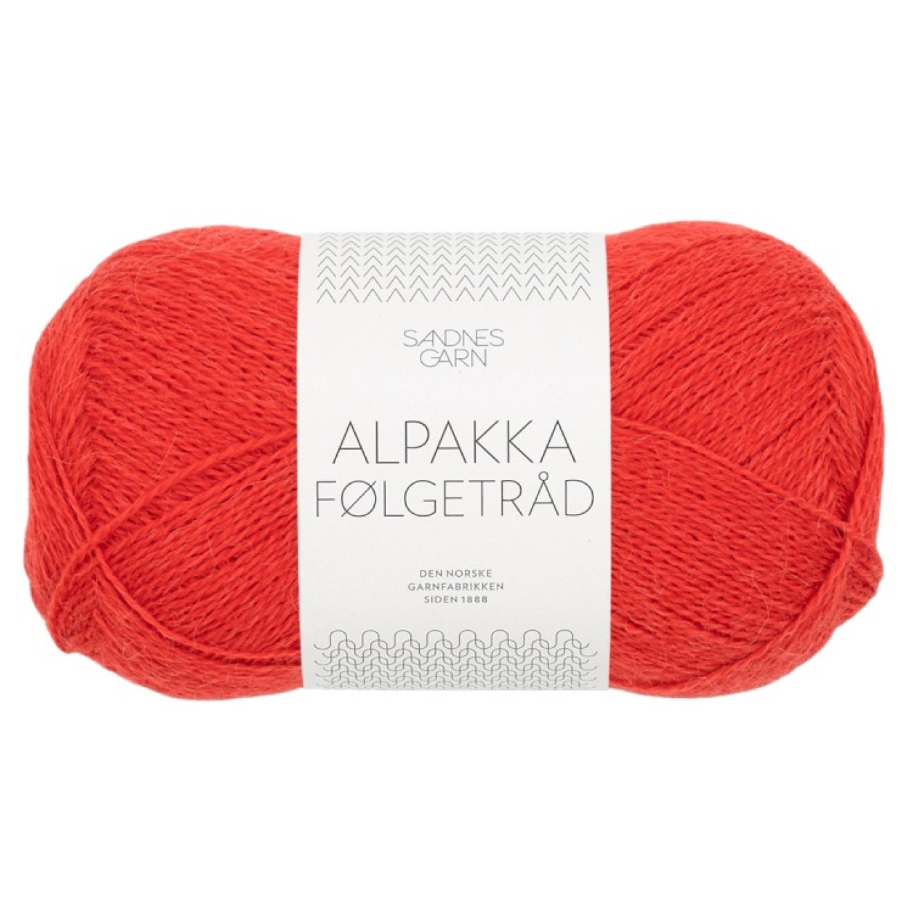 Sandnes Garn Alpakka Folgetrad colour 4018 scarlet red
