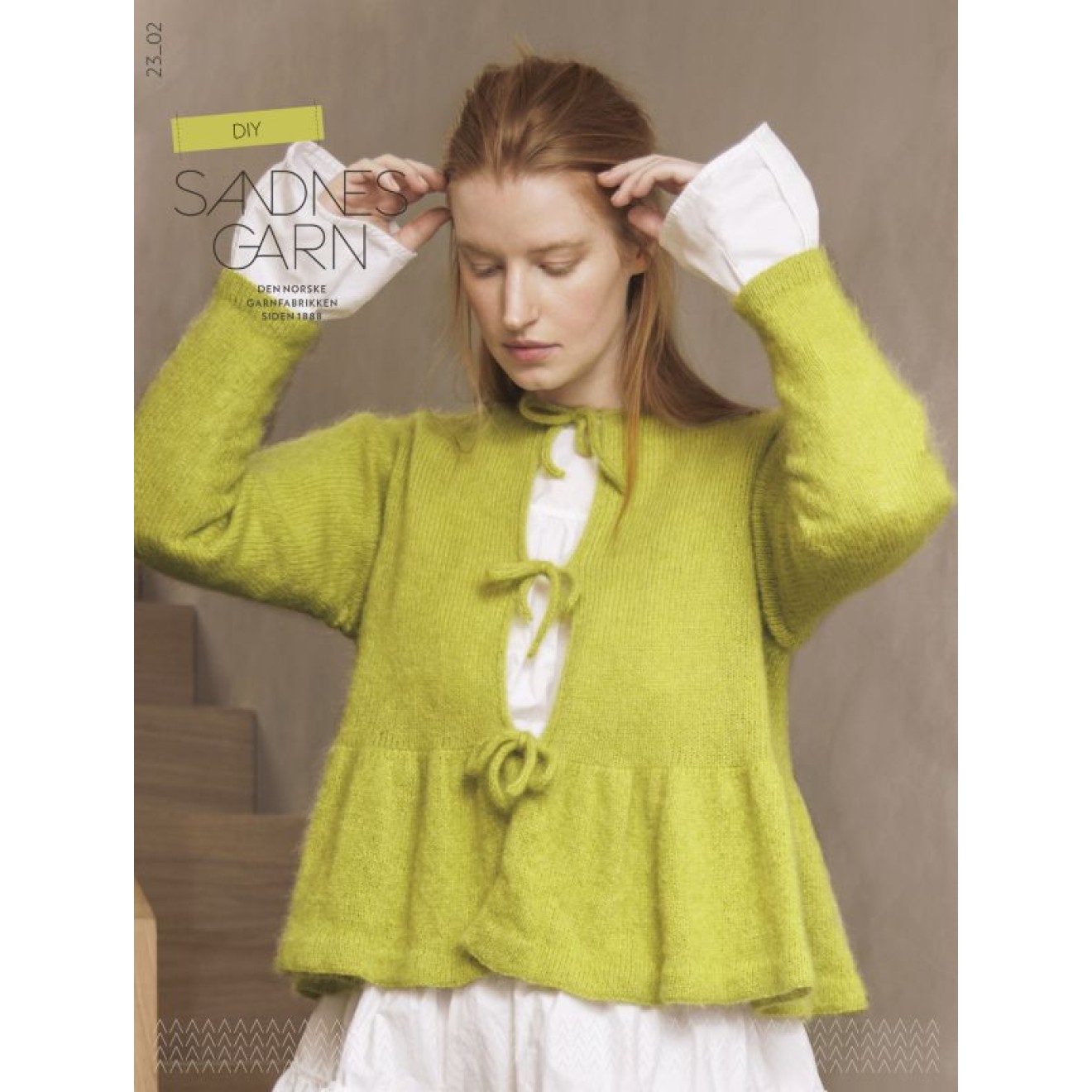 Sandnes Garn pattern booklet 2302 DIY - Englisch colour 01992 natural