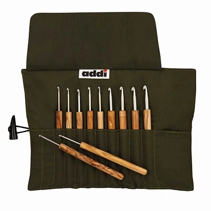 addi Wrap étui à crochets en bois d’olivier 2,00–6,00 mm - 1