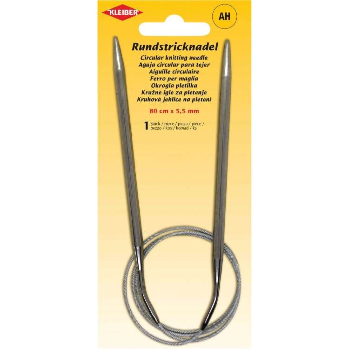 Kleiber circular needle 5,50 mm / 80 cm