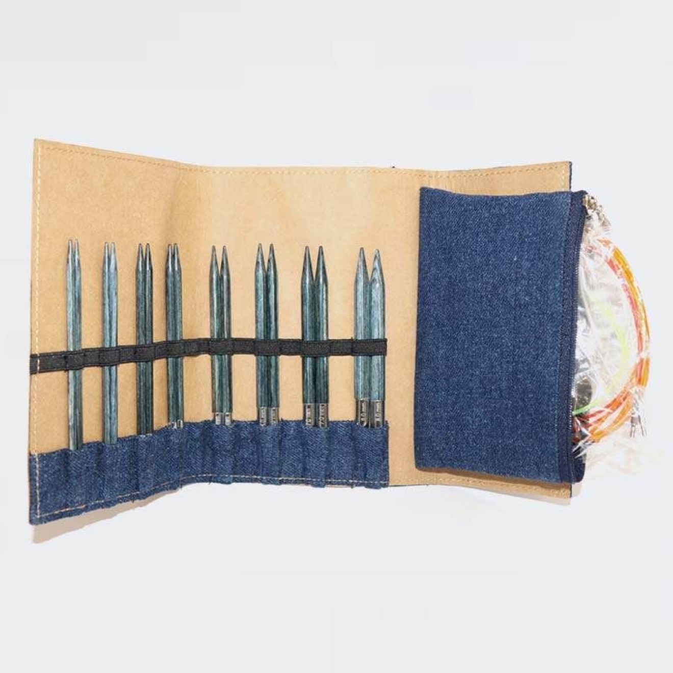 KnitPro Nadelset austauschbare Nadelspitzen Indigo 3,50 - 8,00 mm 3,50 - 8,00 mm
