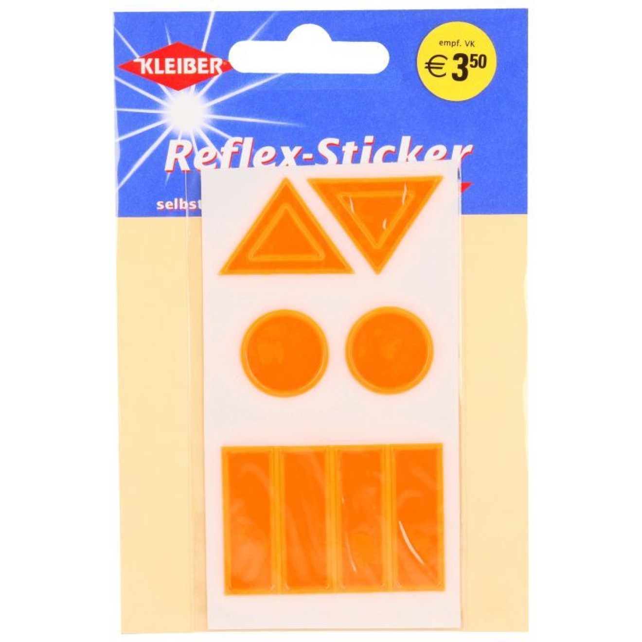 Kleiber Reflex-Sticker 26 orange