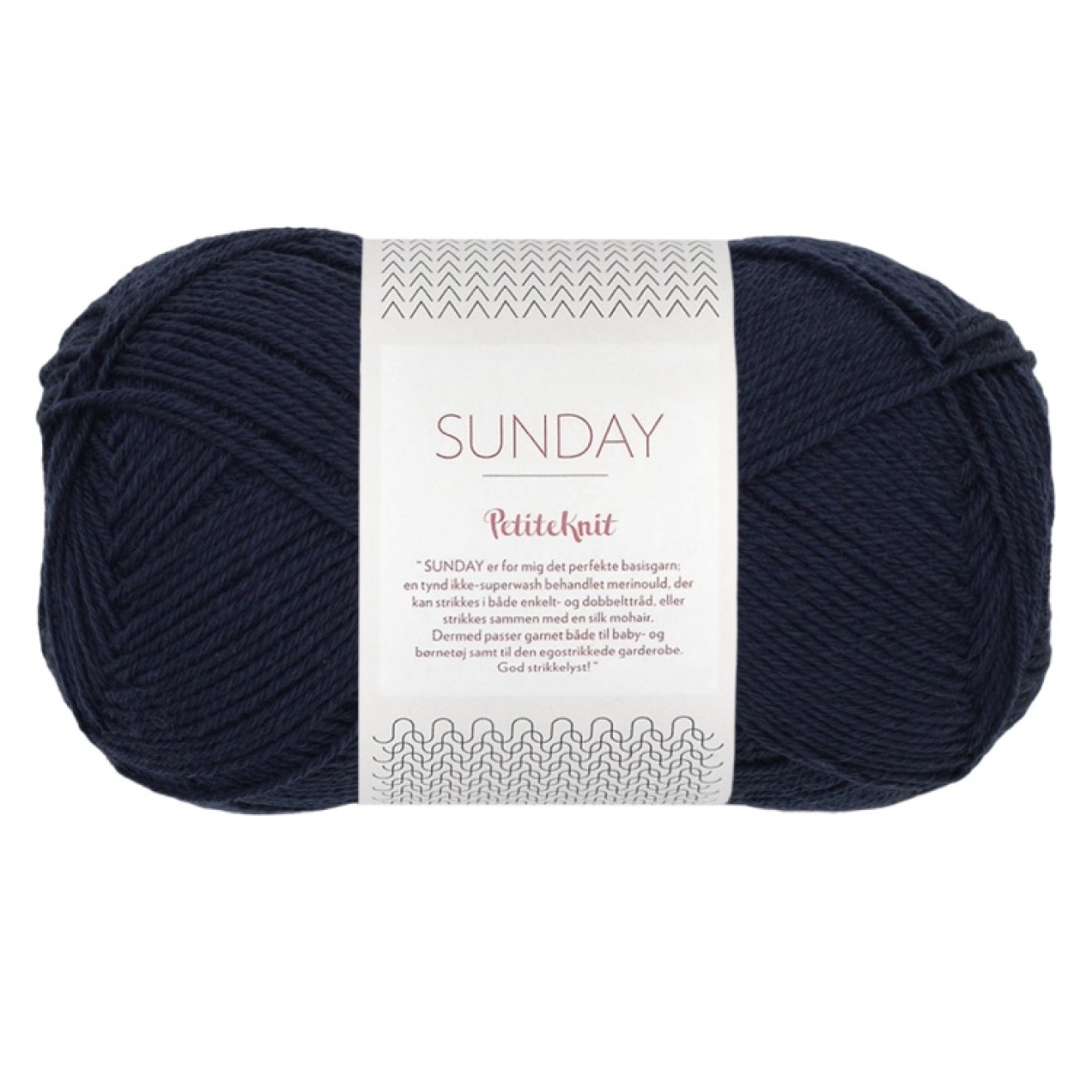 Sandnes Garn Sunday by PetiteKnit colour 5591 night sky