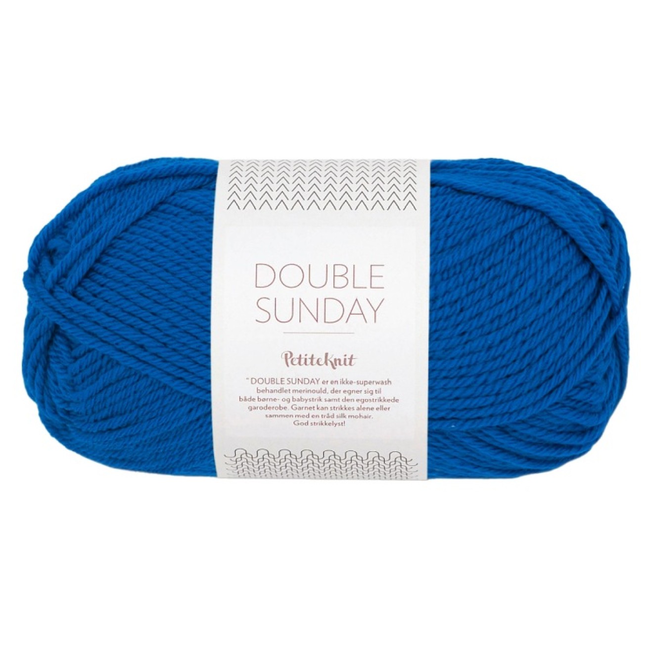Sandnes Garn Double Sunday by PetiteKnit colour 6046 jolly blue
