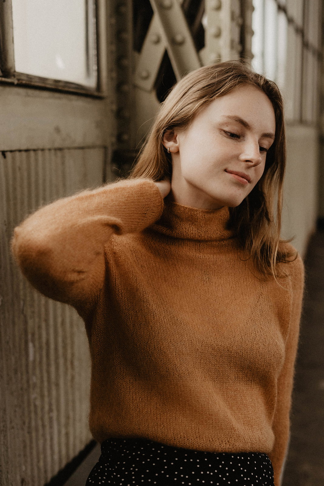 Pull col roulé Cloudy – modèle de tricot, photo 8