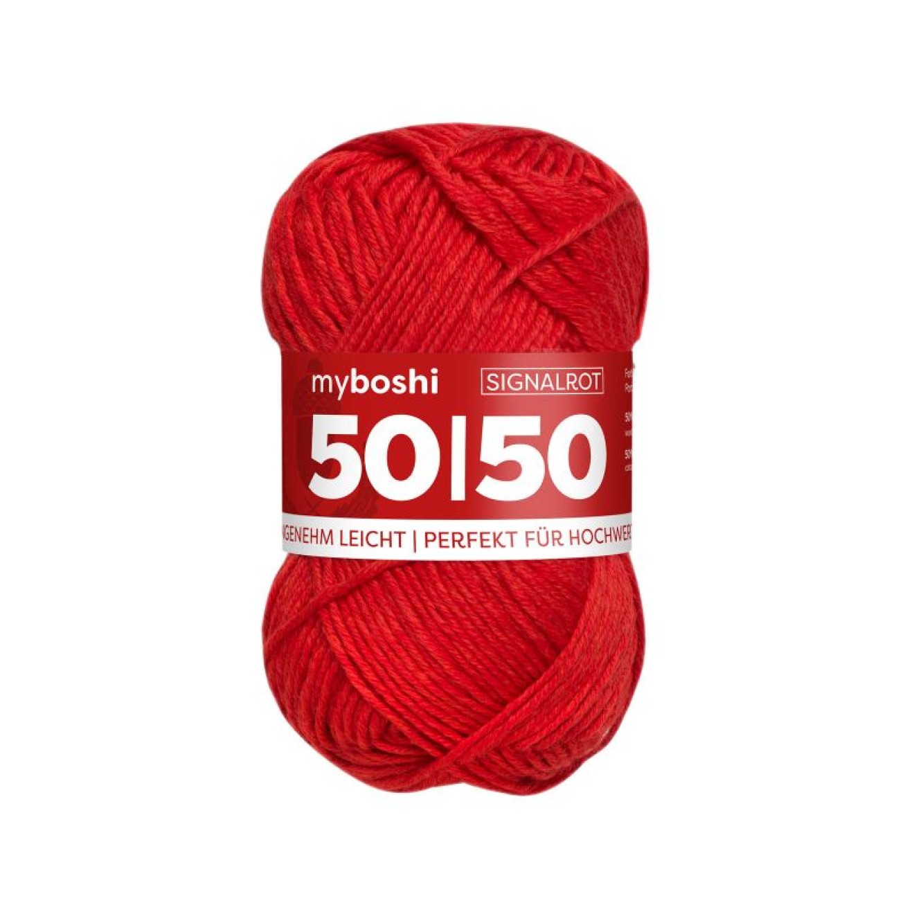 myboshi 50/50 colour col. Signalrot