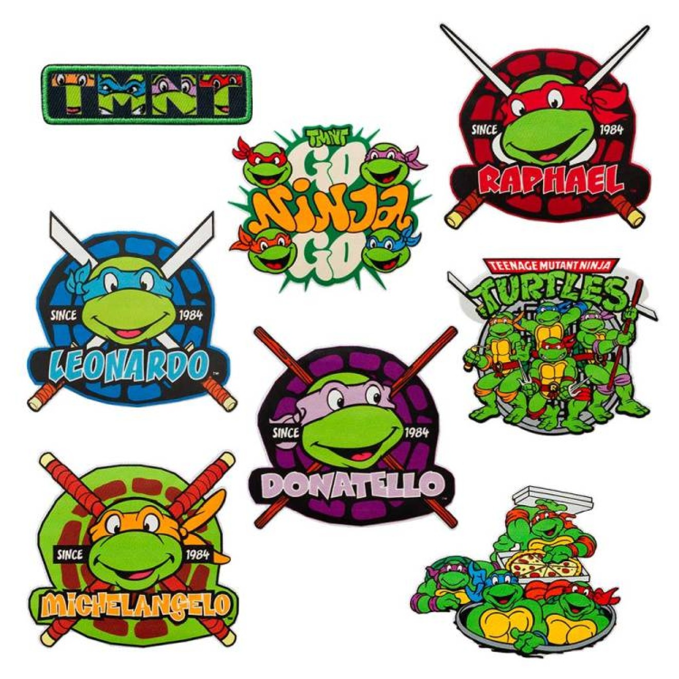 appliqués - assortment - Kids and Hits - iron-on 10er assortment - TMNT / coloured