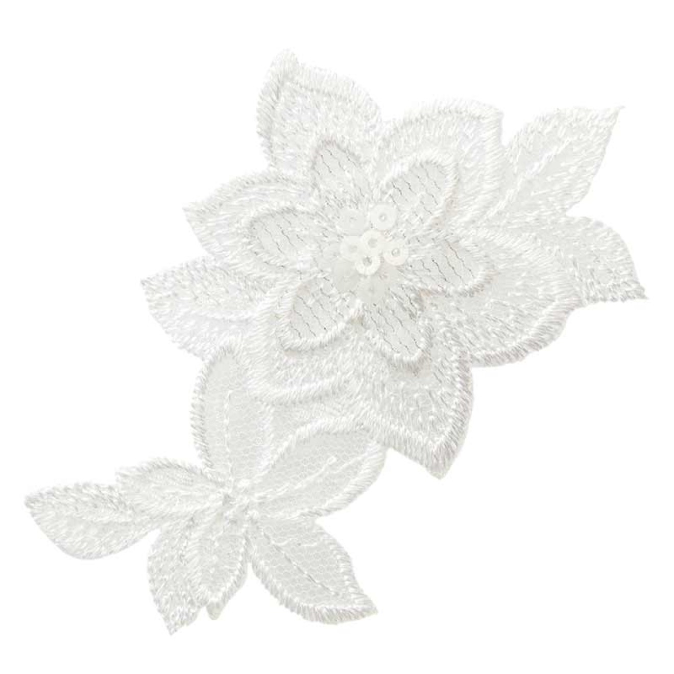 Mono-Quick appliques - Fashion and Home - iron-on colour white