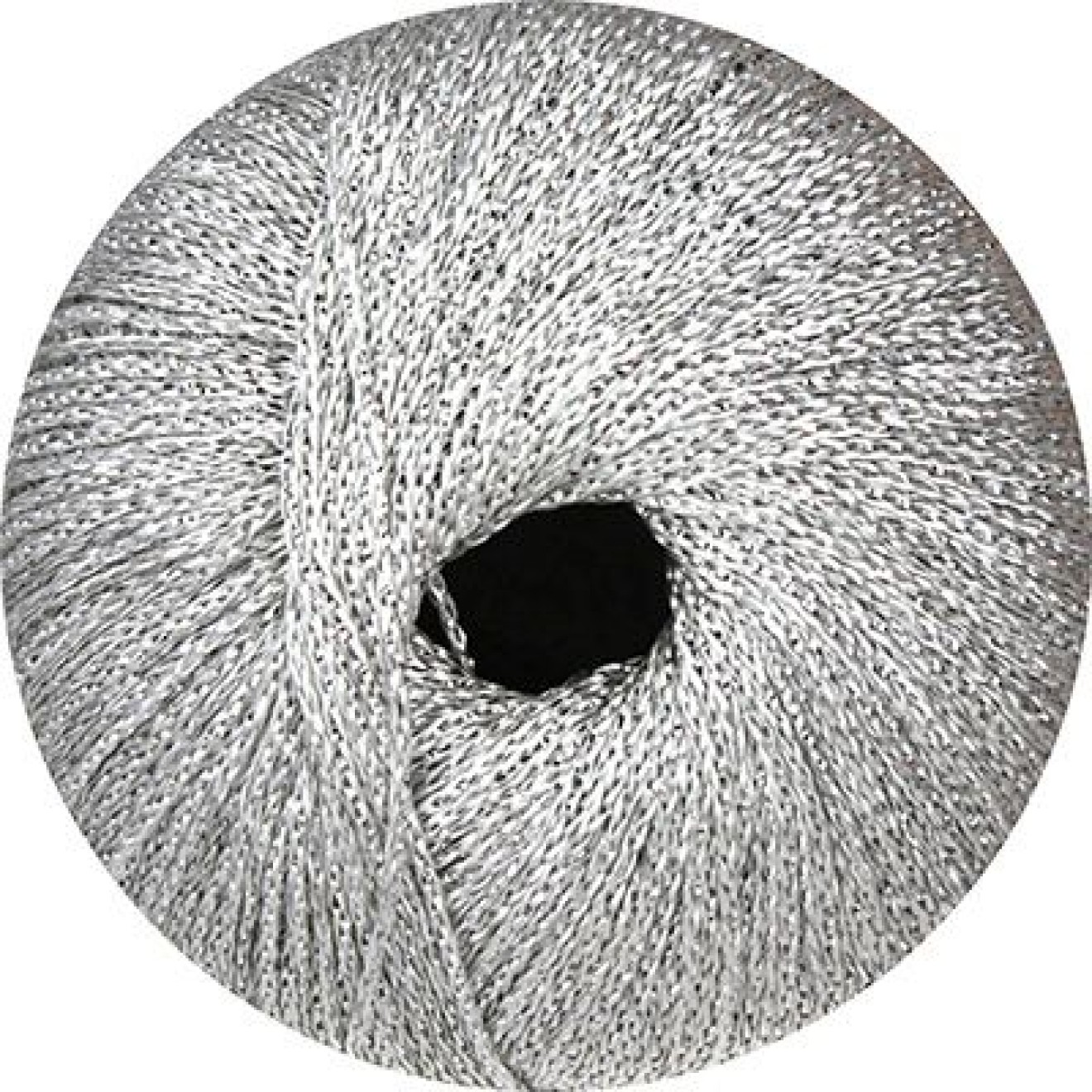 Online crochet thread Stärke 10 25 g colour 0002 silver