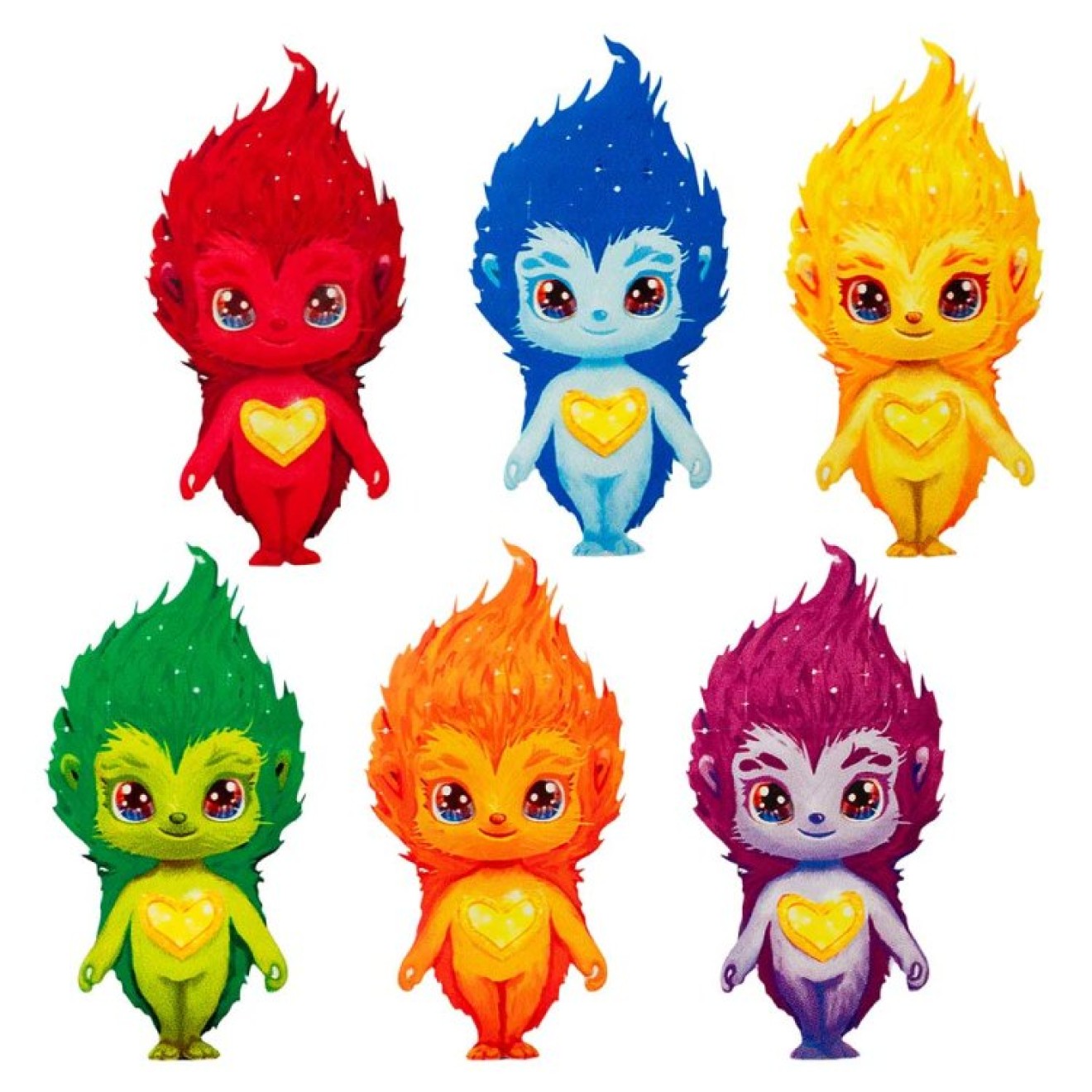 appliqués - assortment - Kids and Hits - iron-on 10er assortment - Goldys / coloured
