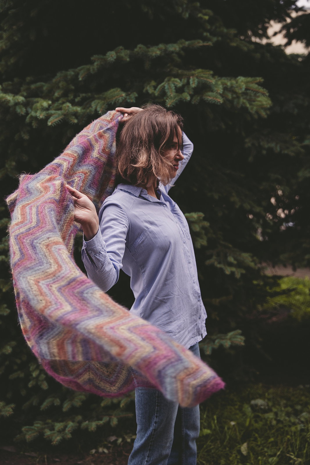 Châle Zig Zag – modèle de tricot (PDF, anglais)