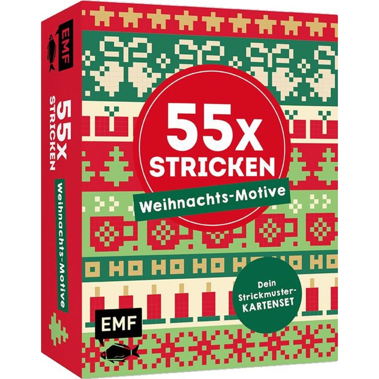 EMF 55 x knitting – Weihnachts-Motive: Deine Strickmustersammlung als Kartenset