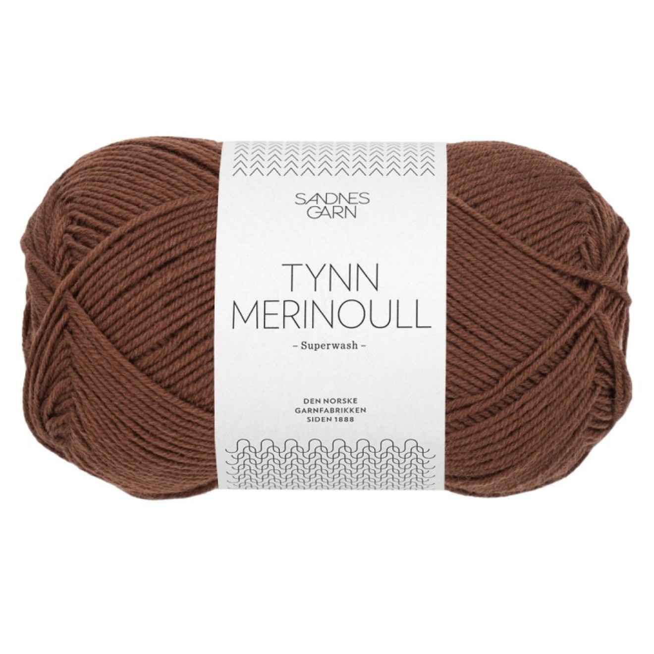 Sandnes Garn Tynn Merinoull colour 3073 chocolate
