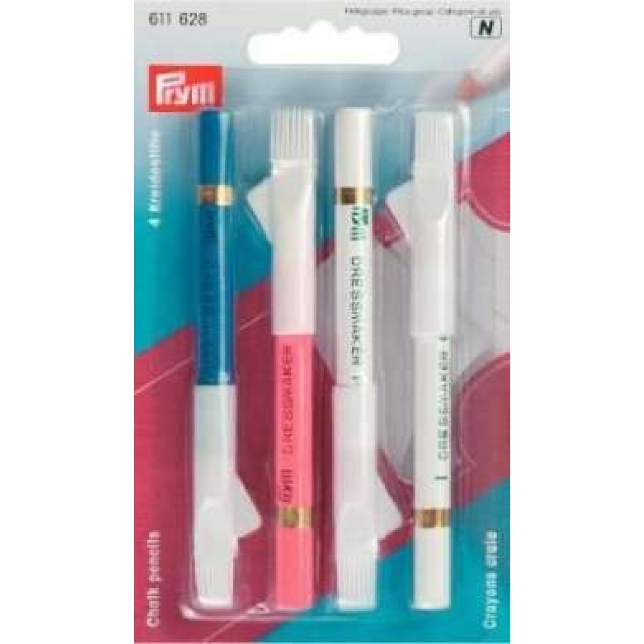 Prym Kreidestift + Bürste sortiert
