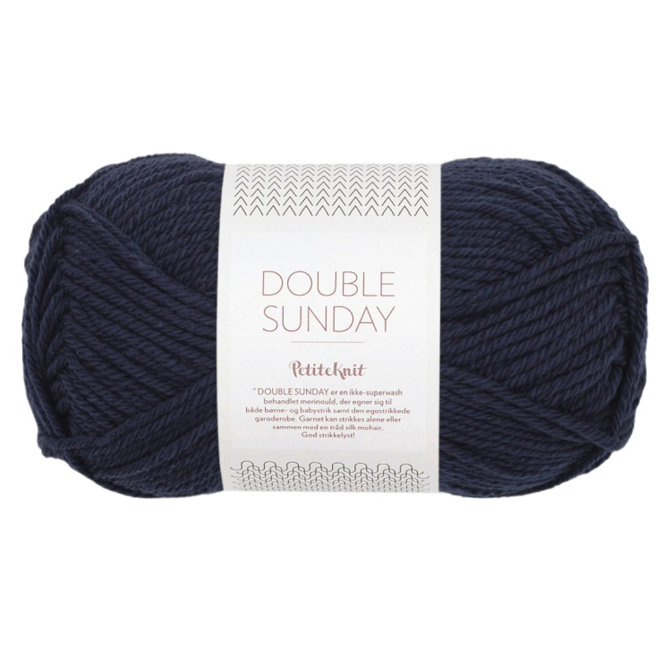 Sandnes Garn Double Sunday by PetiteKnit colour 5591 night sky