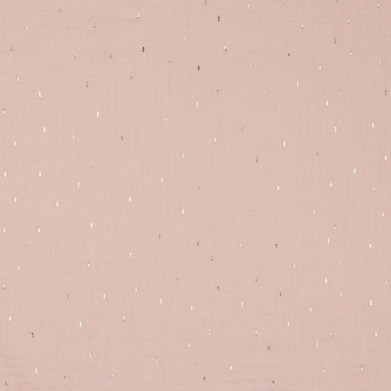 HANABI Double Gauze Design Foil Stripes colour 003 light pink/gold