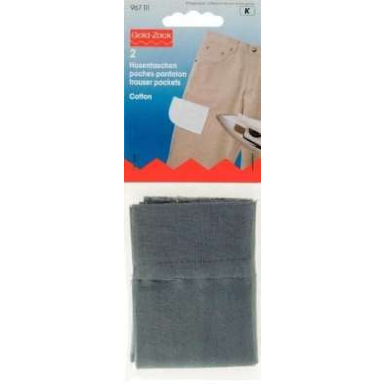 Prym Hosentaschen grau