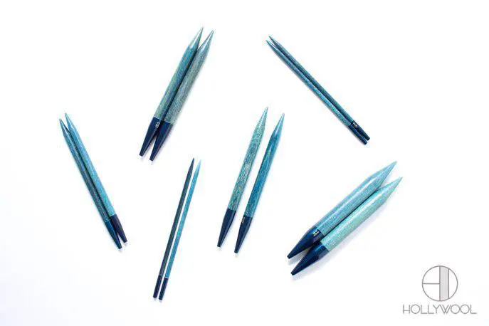 LYKKE pointes d’aiguilles interchangeables Indigo – 3,25 mm / 9 cm