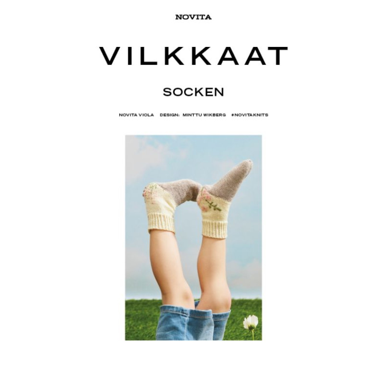 Novita single pattern single pattern Vilkkaat Socken - German 1 piece