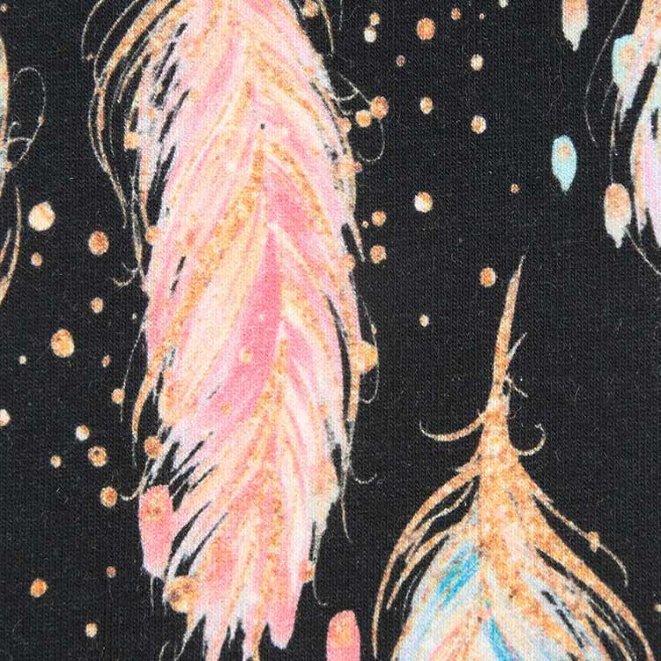 HANABI Sweat Digital Feathers colour 008 black