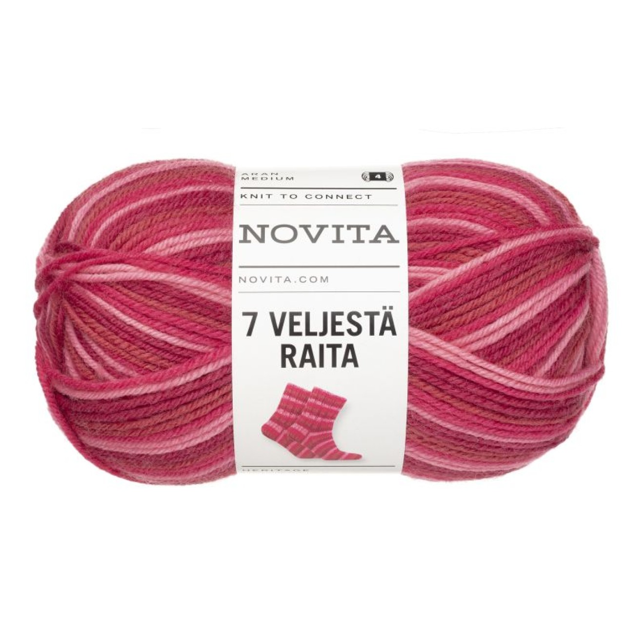Novita 7 Veljestä Raita ca. 200 m / col. 938 rosy dream