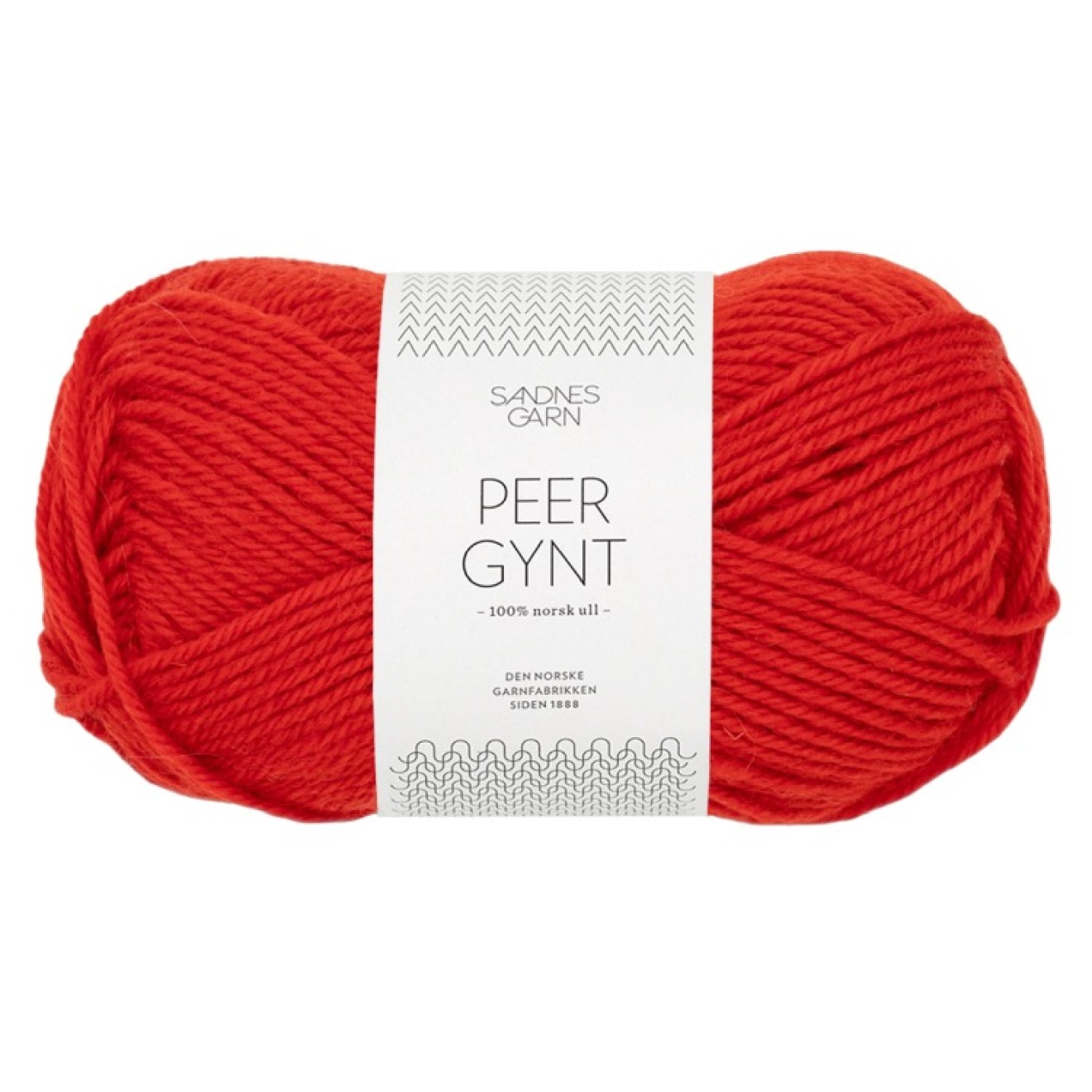 Sandnes Garn Peer Gynt colour 4018 scarlet red