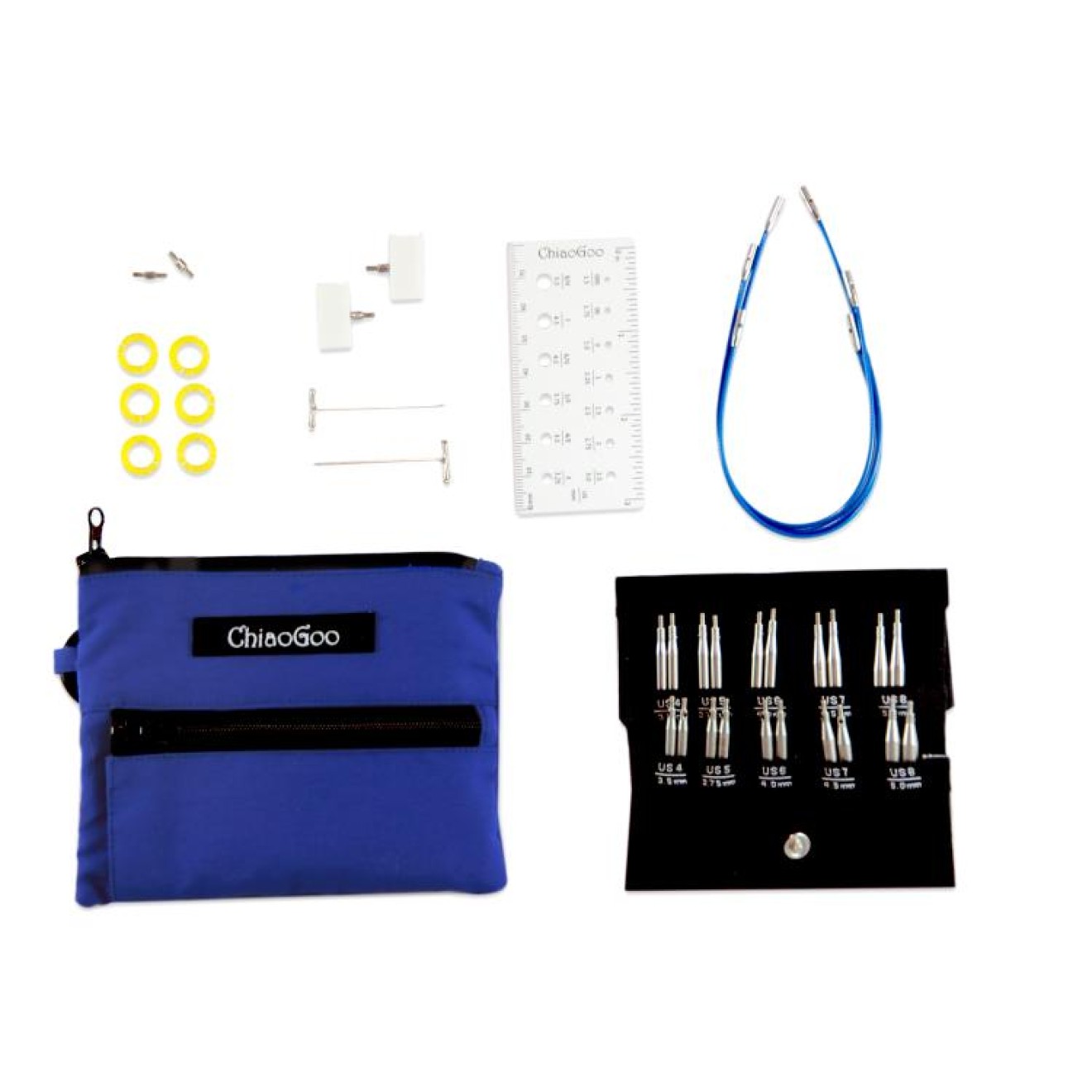 ChiaoGoo TWIST Short Combo circular needle set
