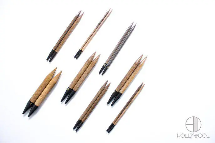 LYKKE pointes d’aiguilles interchangeables terre d’ombre – 3,25 mm / 9 cm