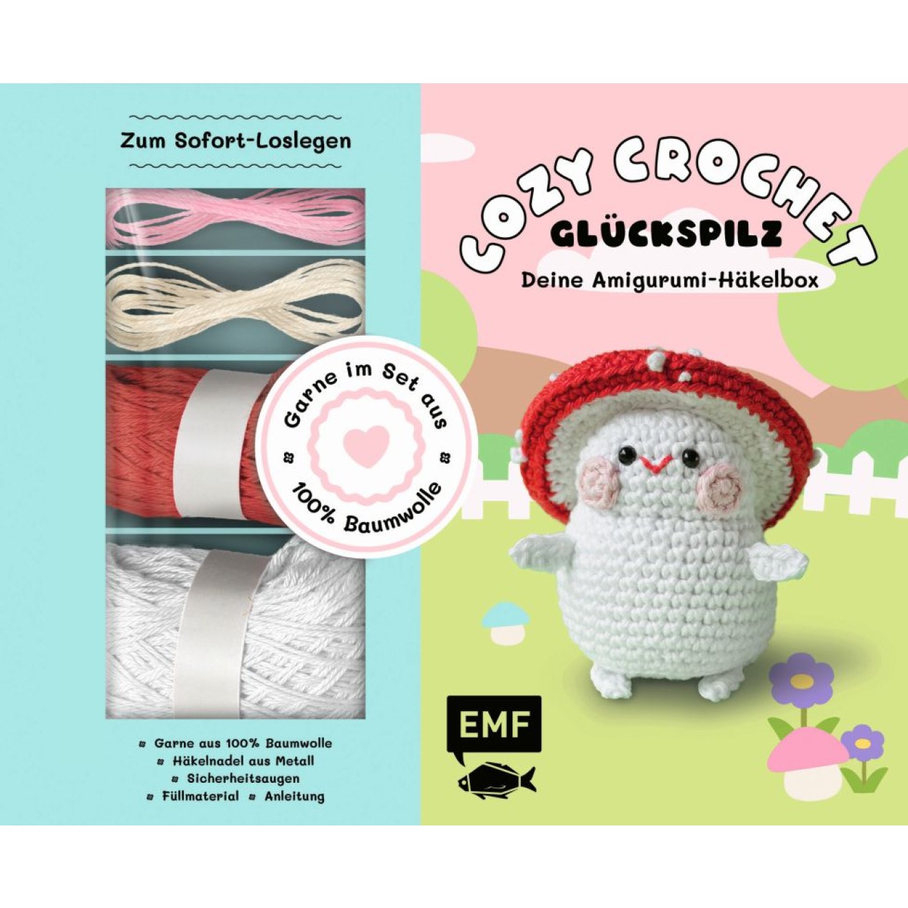 EMF Cozy Crochet – Deine Amigurumi-Häkelbox Glückspilz