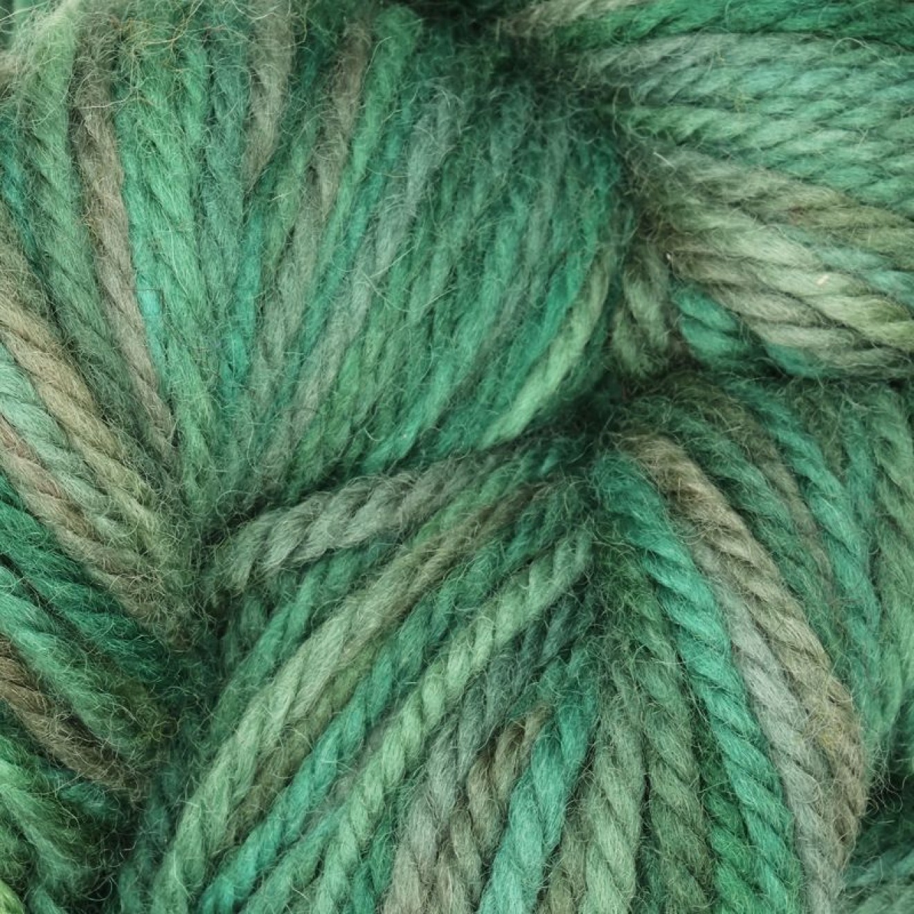 The Oxford Company Violet Jane Kammgarn color colour col. Mixed Greens