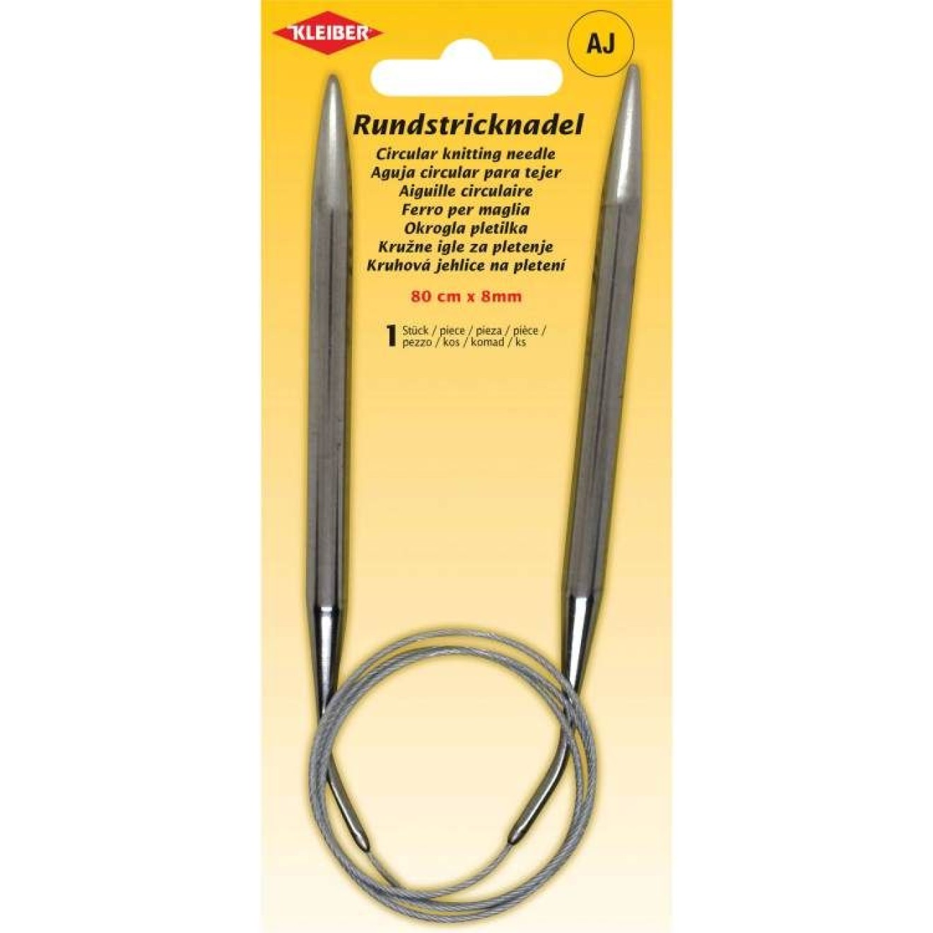 Kleiber circular needle 8,00 mm / 80 cm