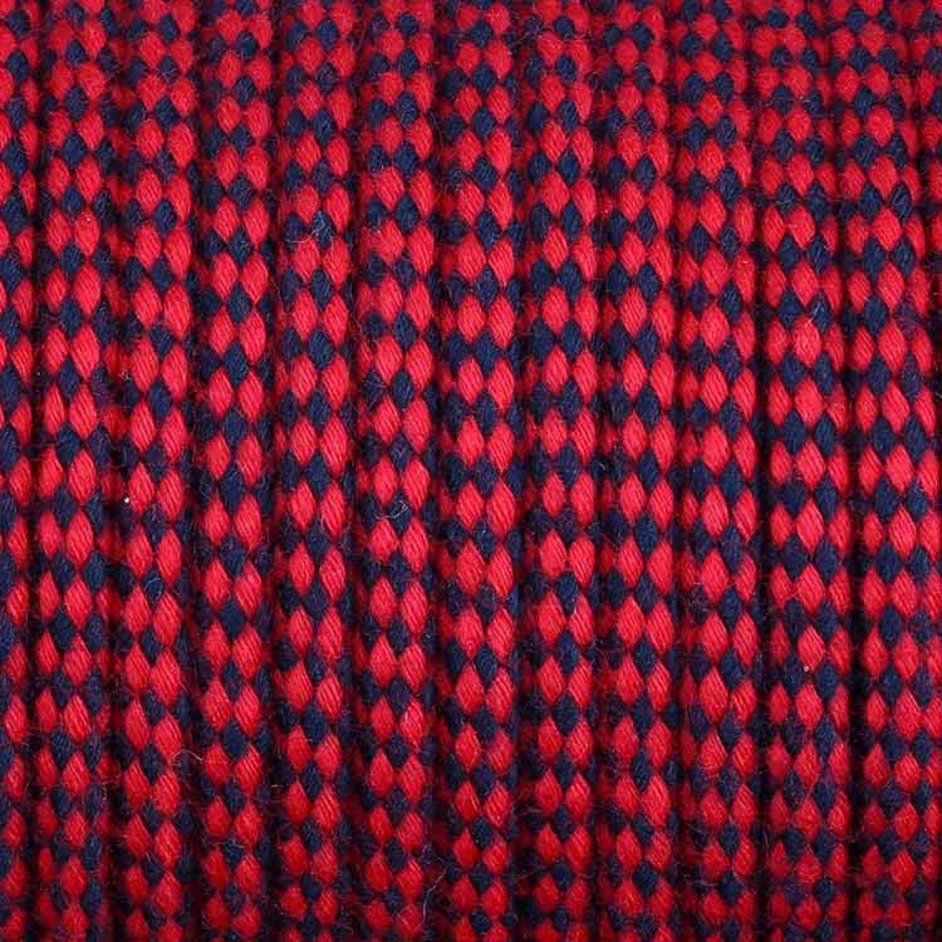 HANABI Baumwollkordel Duo Color 5 mm colour 002 navy blue/red