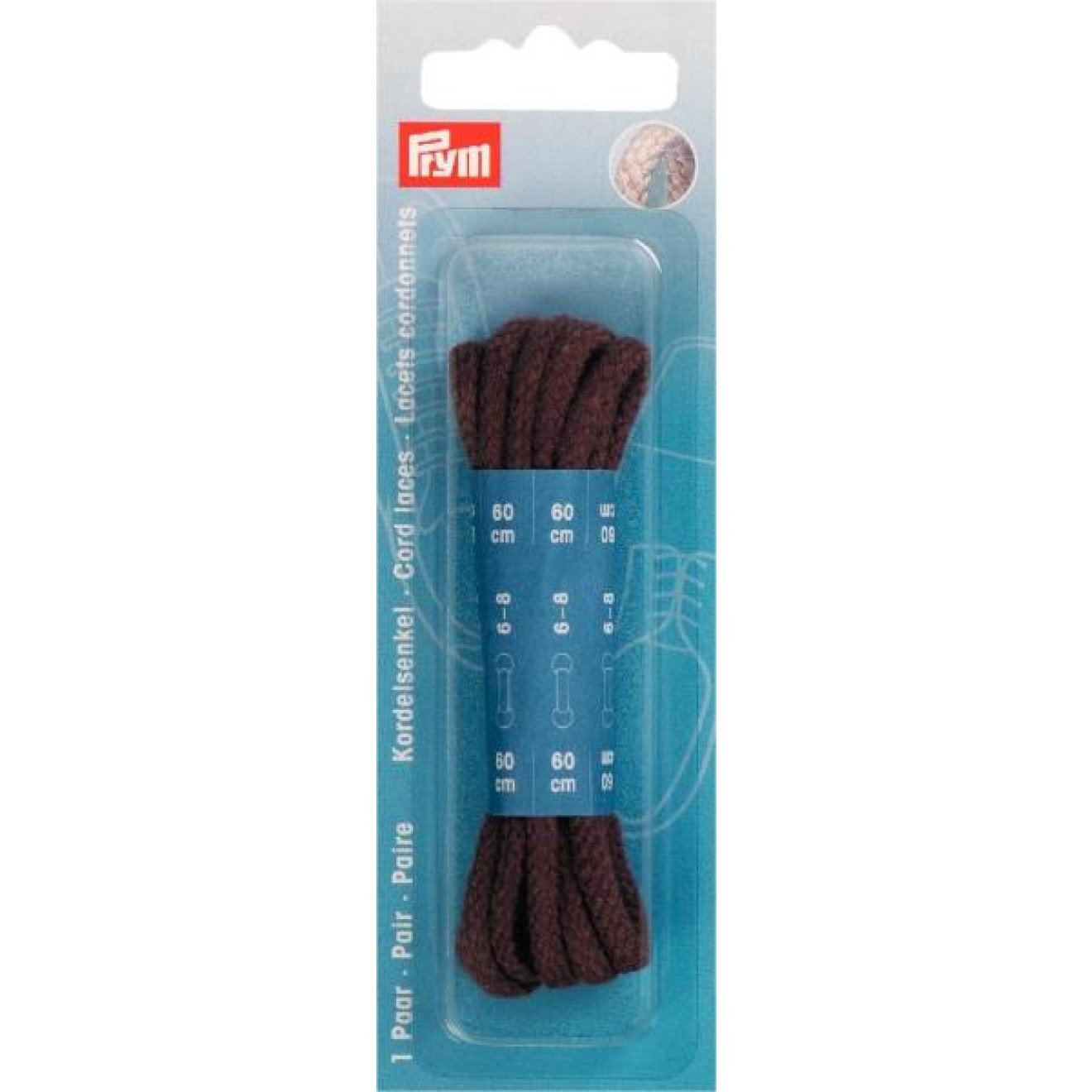 5 mm / brown / 60 cm