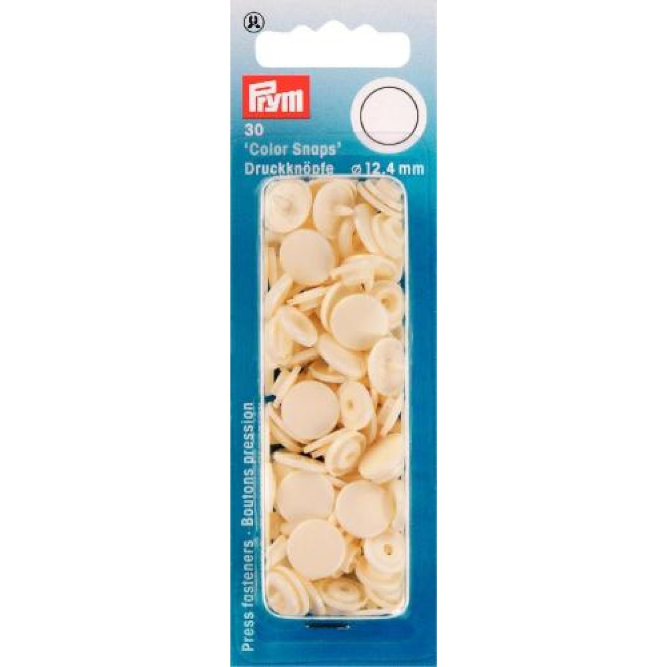 Prym sew-free snap fasteners Color Snaps 12,4 mm / perle