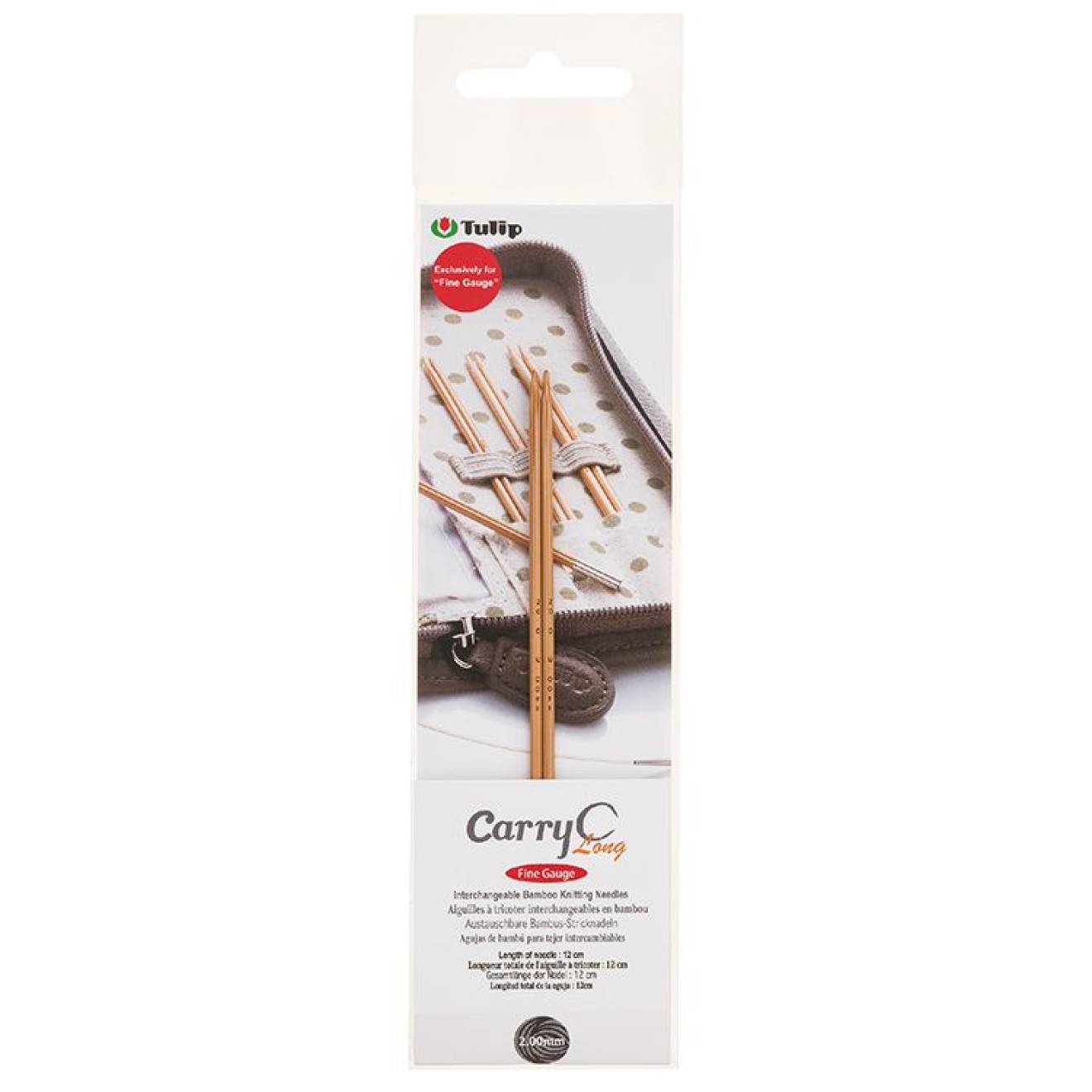 Tulip carryC Long interchangeable circular needles 2,00 mm / 12 cm
