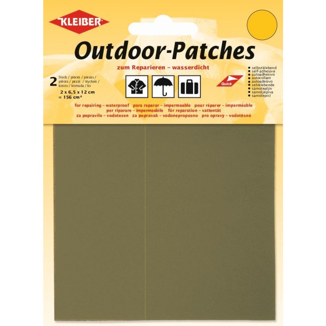 Kleiber Outdoor-Patches 156 cm² / beige