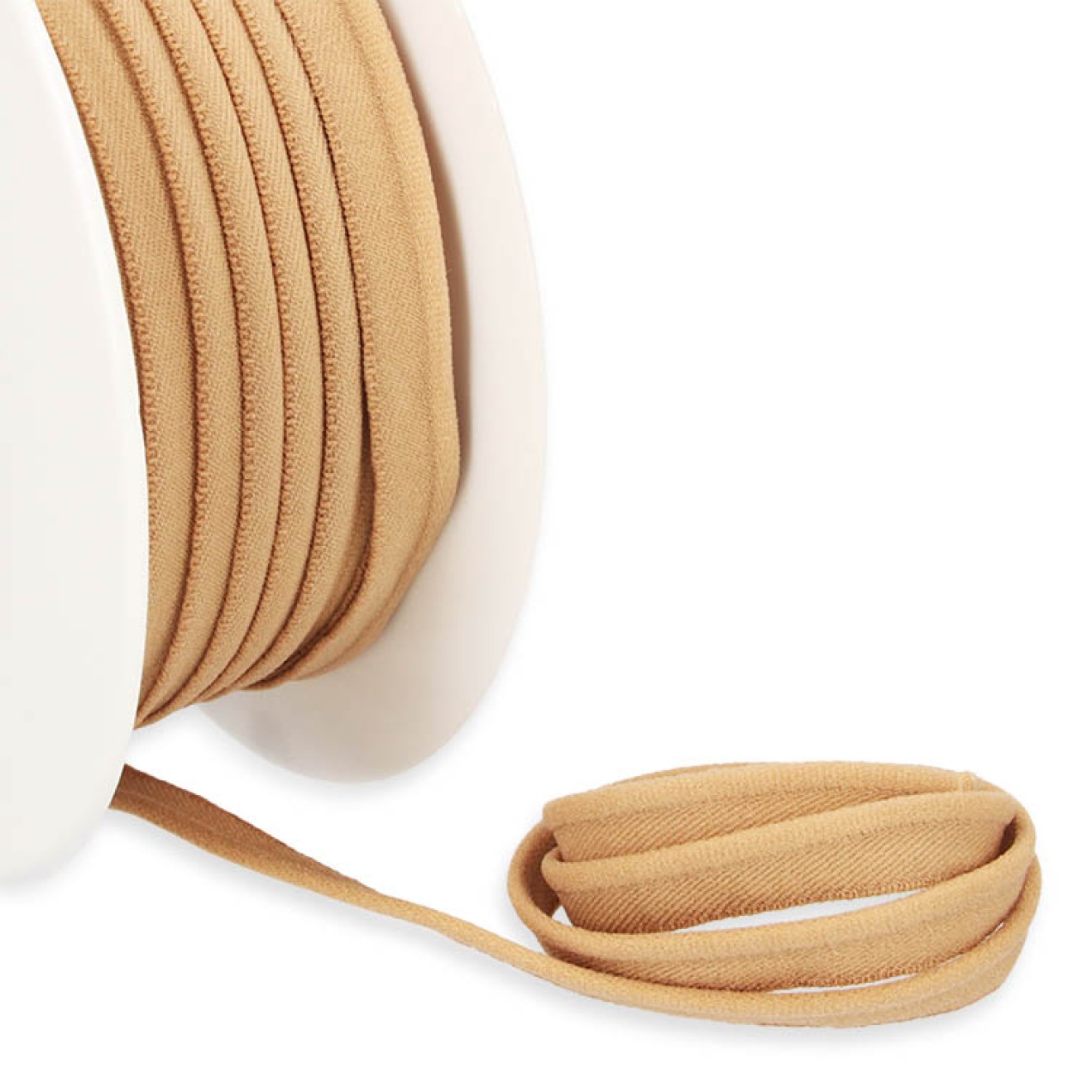HANABI Paspelband Uni elastisch 10 mm colour 004 beige