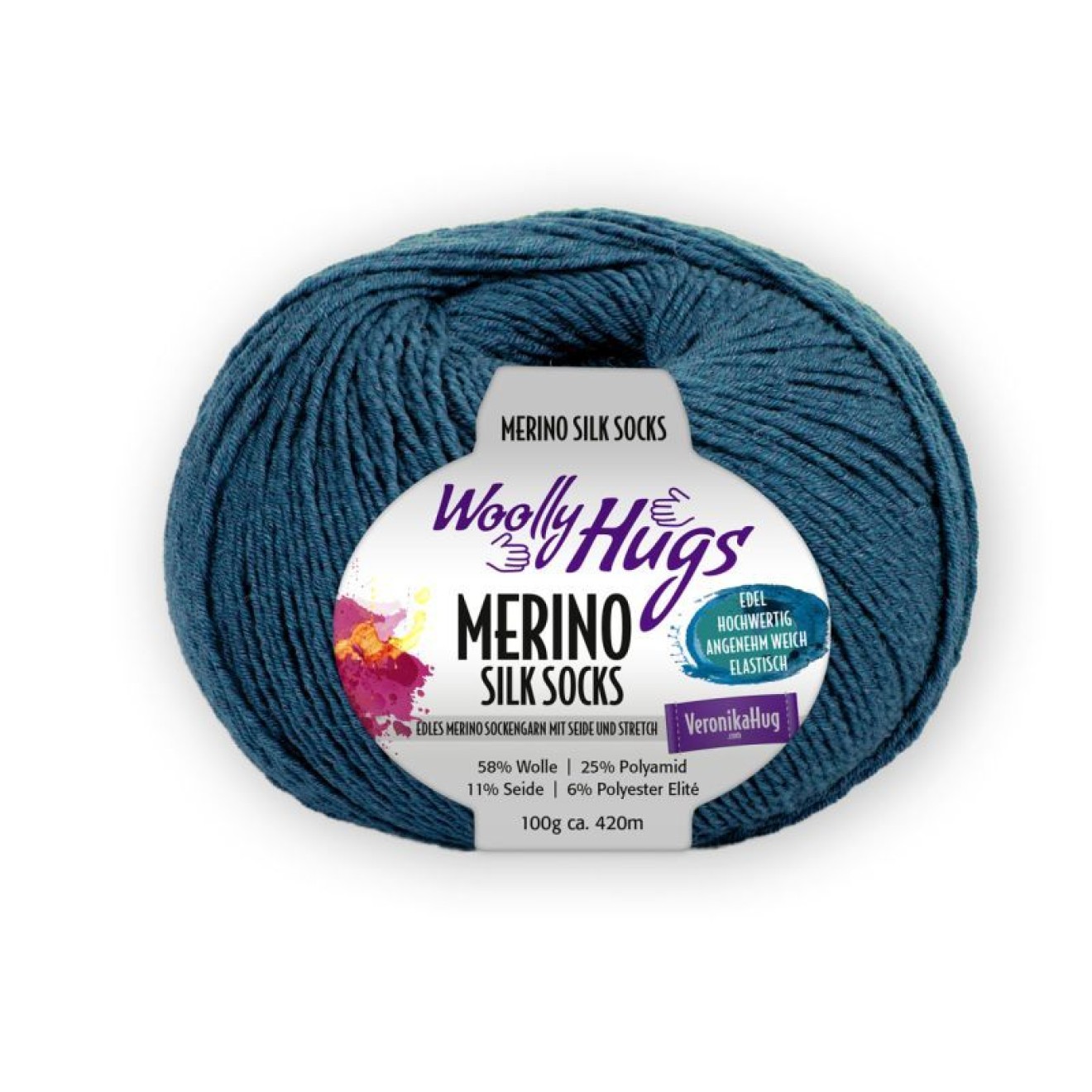 Pro Lana Woolly Hugs Merino Silk Socks colour 266