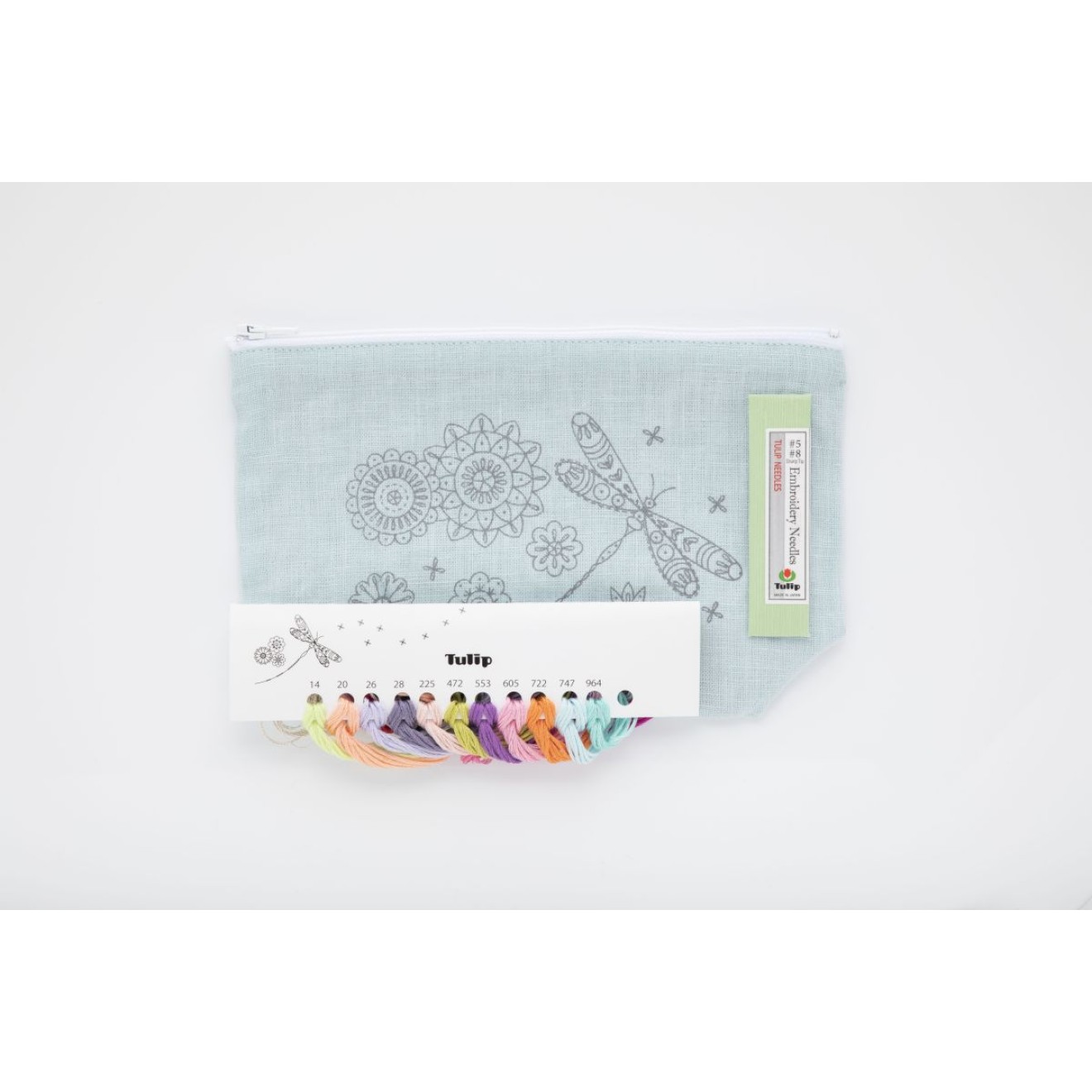 Tulip Pouch Kit Dragonfly 21x13x 6 cm