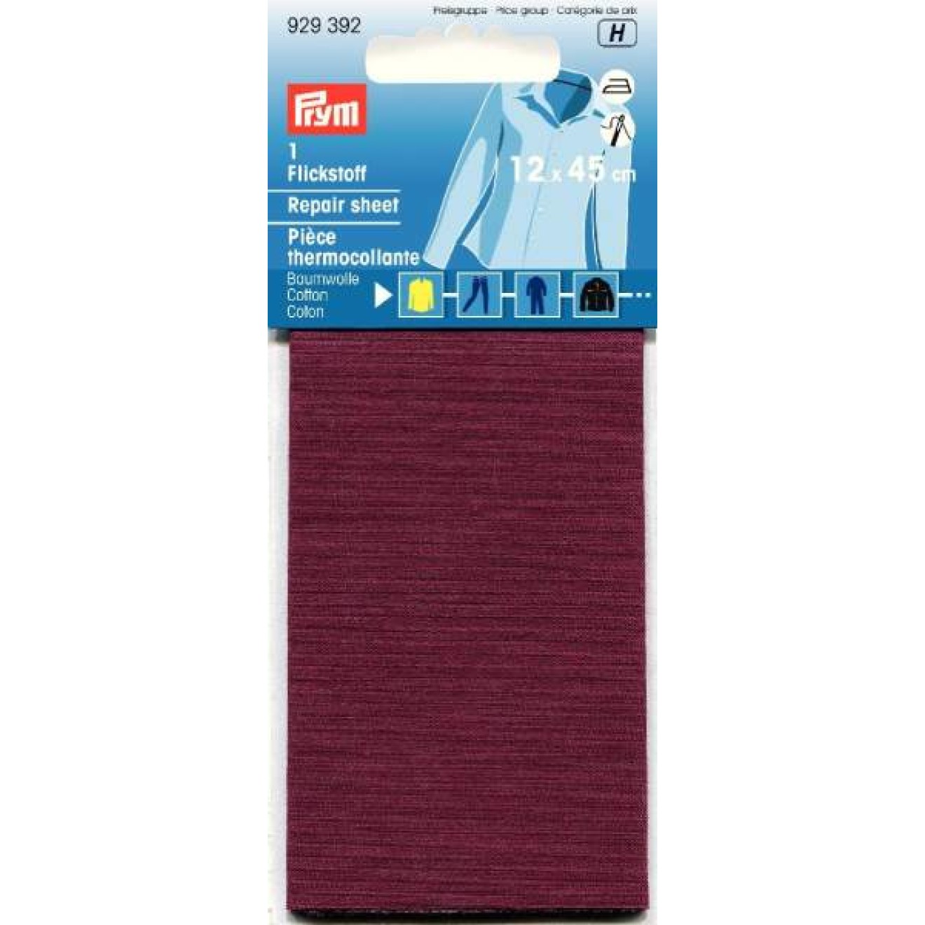 45 cm / dark red