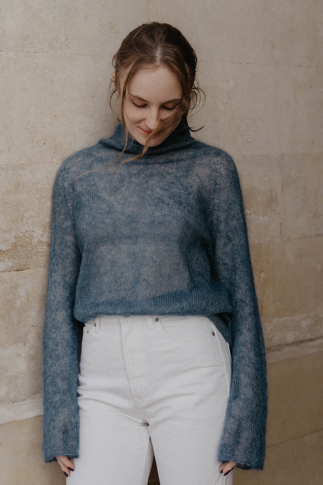 Pull col roulé Cloudy – modèle de tricot (PDF, anglais)