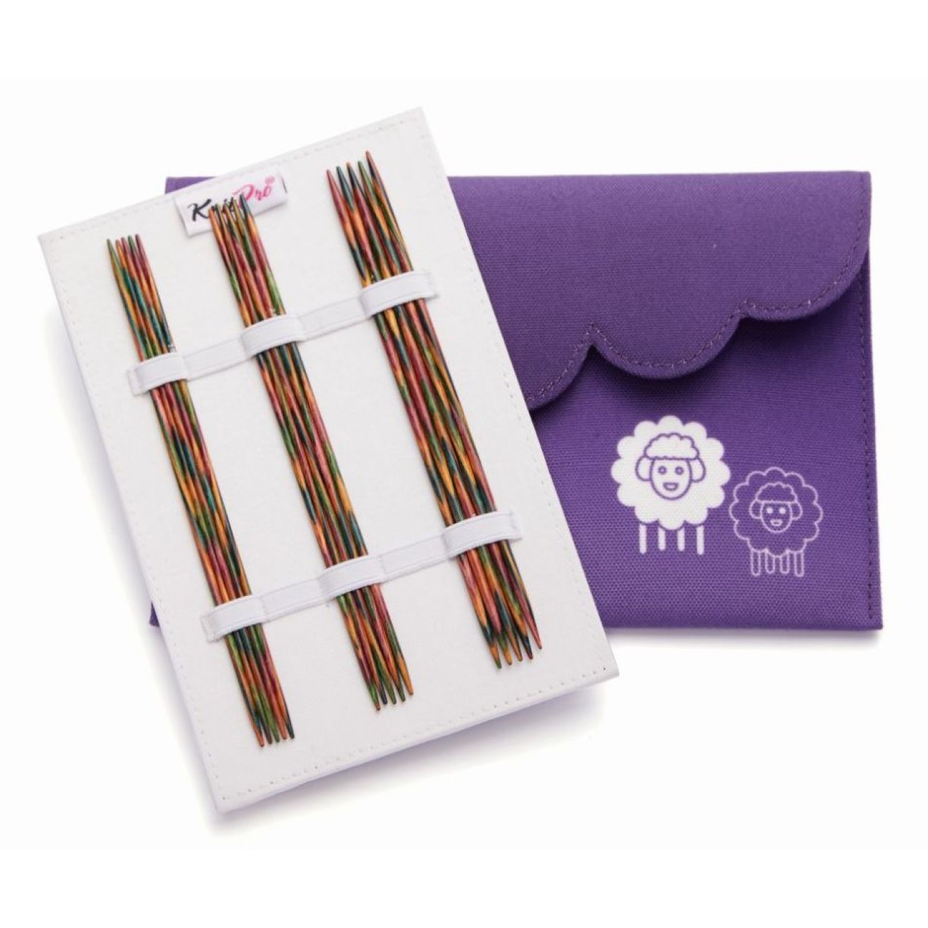 KnitPro needle set double point needle set Symfonie Holz 15 cm, je 5 Nadeln 2,0 - 4,0 mm 2,00 - 4,00 mm / 15 cm