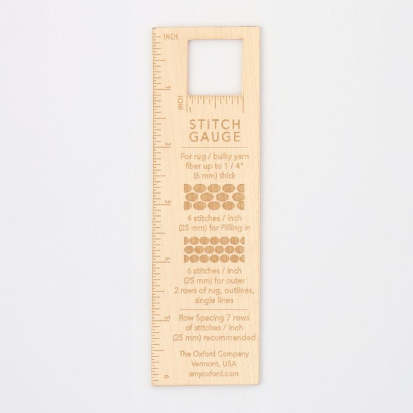 The Oxford Company Stichmaß aus wood