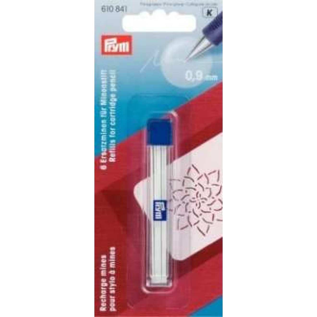 0,9 mm / white