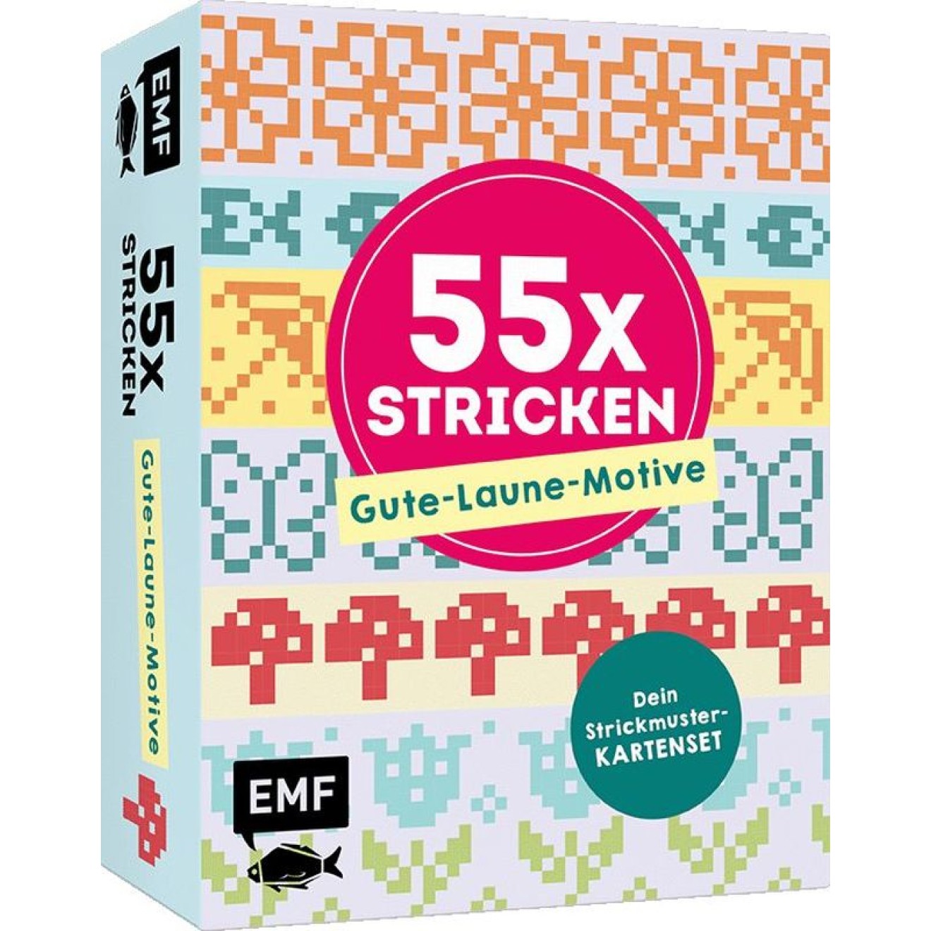 EMF 55 x Stricken – Gute-Laune-Motive: Deine Strickmustersammlung als Kartenset